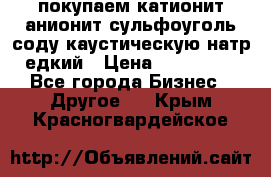 покупаем катионит анионит сульфоуголь соду каустическую натр едкий › Цена ­ 150 000 - Все города Бизнес » Другое   . Крым,Красногвардейское